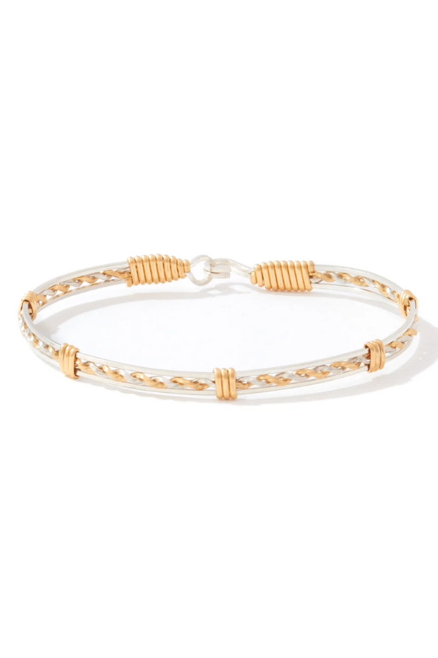 Ronaldo Be Still Bracelet - Gold and Silver