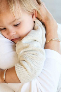 Ronaldo Power of Prayer Bracelet - Gold With Silver Bead