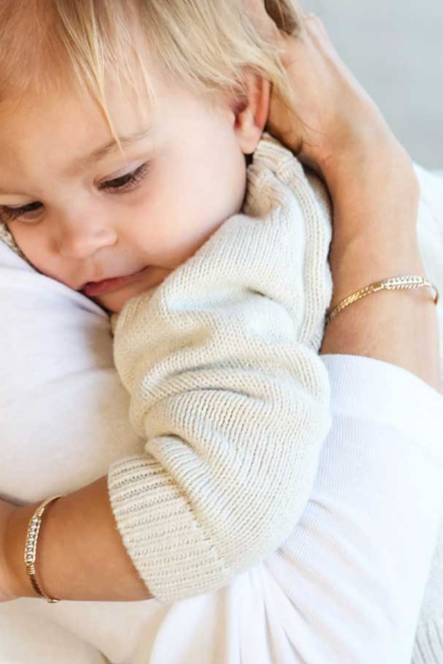 Ronaldo Power of Prayer Bracelet - Gold With Silver Bead