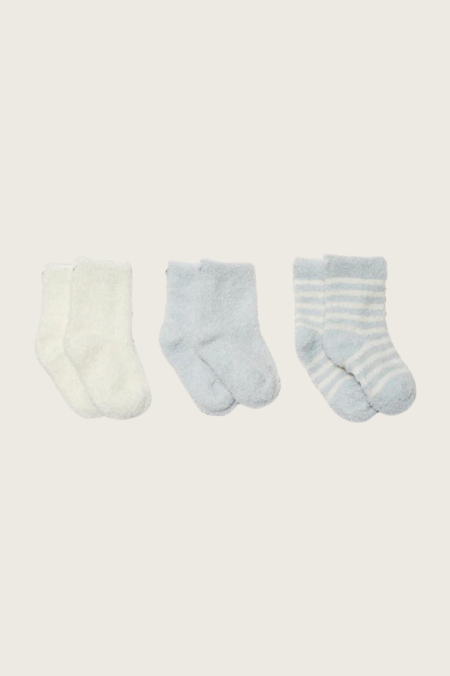 Barefoot Dreams Infant Socks 3 Pack