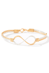 Ronaldo Infinity Bracelet - Gold and Silver