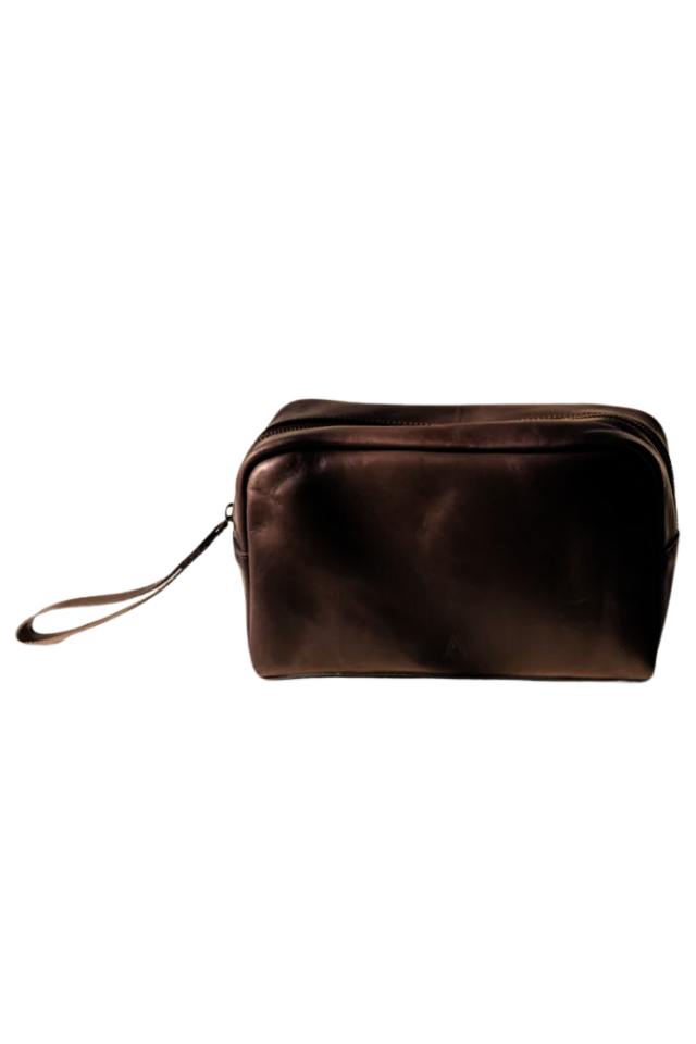 ABLE Avery Dopp Kit - Chocolate Brown